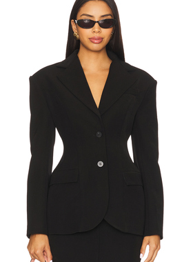 Line & Dot IDA 沙漏西装 黑色revolve小众新款