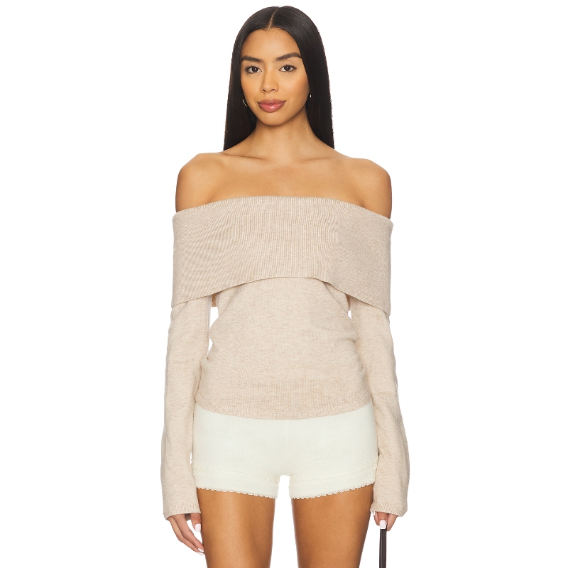 Lovers and Friends GEN 毛衣 米色 y2k辣妹风REVOLVE小众新款