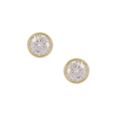 SHASHI 金属金色REVOLVE小众新款 BEZEL 铆钉