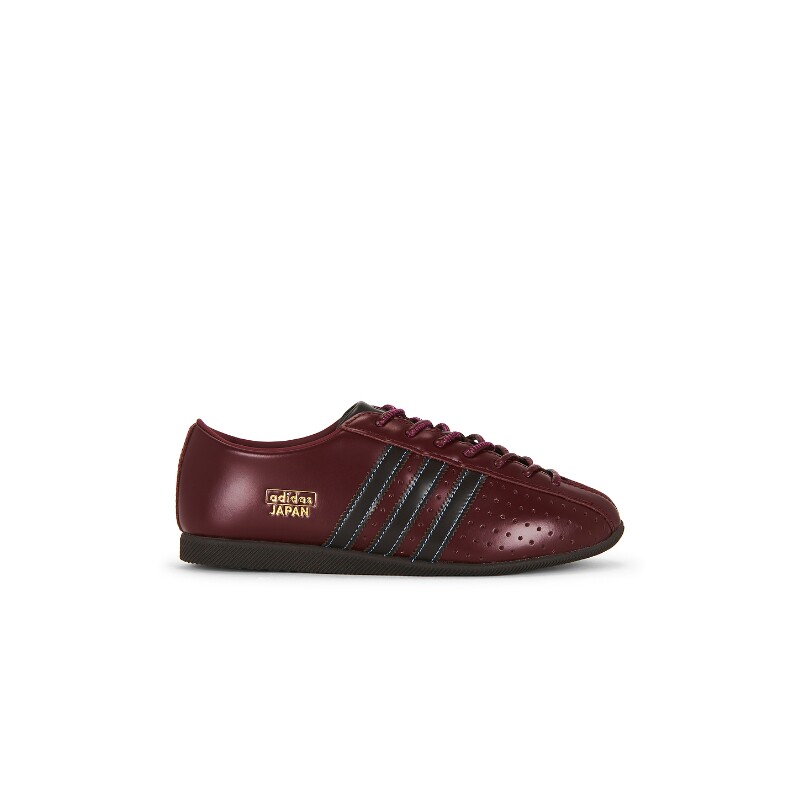 adidas Originals酒红色皮革运动鞋系带运动板鞋早秋新品REVOLVE