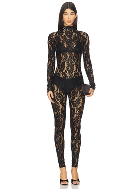 Nookie LENNOX 连身裤 黑色 美式休闲风REVOLVE小众新款