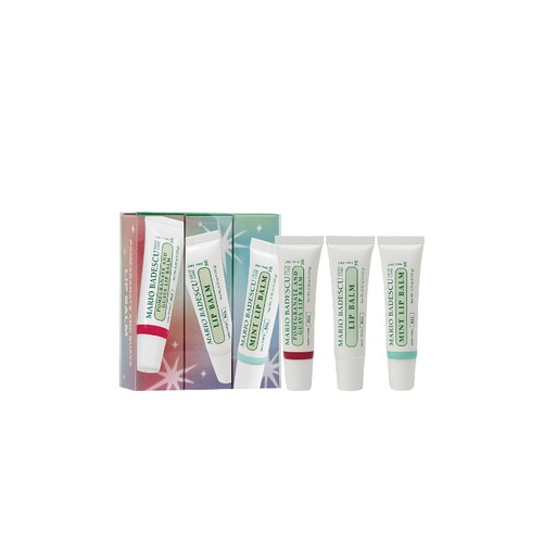 Mario Badescu LIP BALM TRIO 润唇膏三件套  revolve小众新款