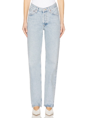 [春季新品]AGOLDE V-waist Kelly 蓝色REVOLVE小众