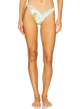 Show Me Your Mumu KINI 内裤蓝色，绿色y2k辣妹风REVOLVE