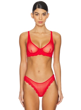 Free People MID WEEK 钢圈胸罩 红色REVOLVE