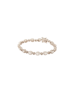 The M Jewelers NY OVAL AND PAVED CZ 钻石手镯 revolve小众新款