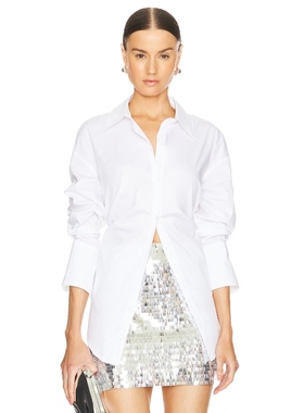 [冬季新品]Simon Miller纽扣衬衫白色气质高级感内搭衬衣REVOLVE