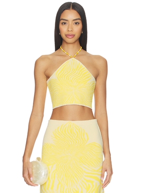 Alexis GALA 上装 revolve小众新款 黄色