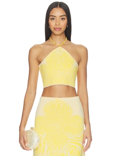 Alexis GALA 上装 revolve小众新款 黄色