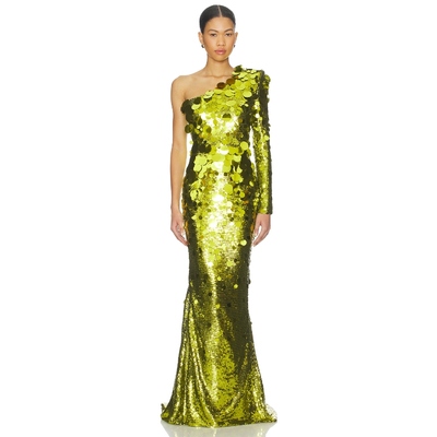 Zhivago THE SHIMMER 裙子 金属金色REVOLVE小众新款