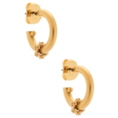 春季 金属金色 新品 Eliza 圆环耳饰 Brinker BAY REVOLVE小众