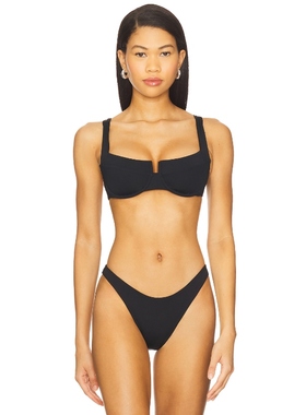 LSPACE MAKO 比基尼文胸上装 黑色 y2k辣妹风REVOLVE小众新款