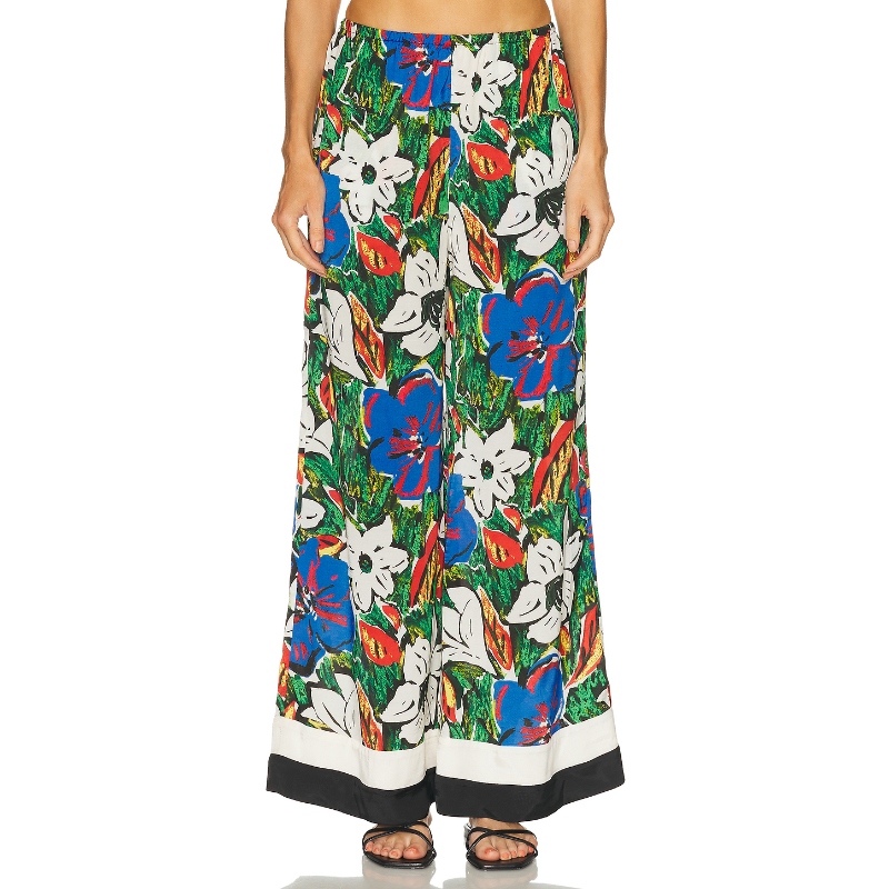 SIMONMILLER NELLA 长裤 绿色 美式休闲风REVOLVE小众新款