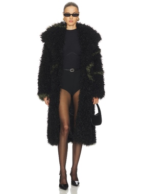 Jakke CASCADE 大衣 黑色 老钱风REVOLVE小众新款