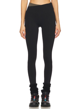 [冬季新品]P.E Nation WANDER 长款打底裤 黑色运动复古风REVOLVE