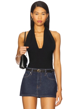 WeWoreWhat TOP 吊带上装 黑色 y2k辣妹风REVOLVE小众新款