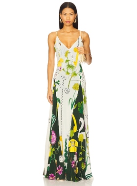 [冬季新品]Muma World VERSAILLES 长裙 白色 REVOLVE小众