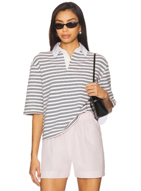 Maude Club FRANKIE 短袖上装 白色 y2k辣妹风REVOLVE小众新款