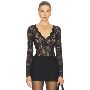 Generation Love ALESSIA 上装 黑色REVOLVE小众新款