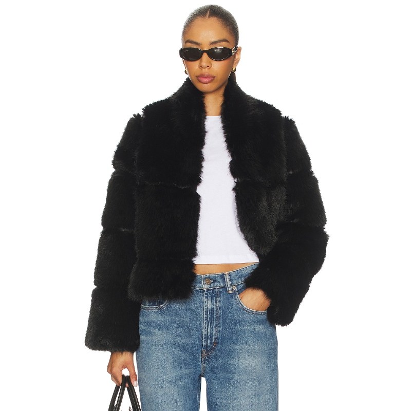 Apparis SAI 大衣 黑色 老钱风REVOLVE小众新款