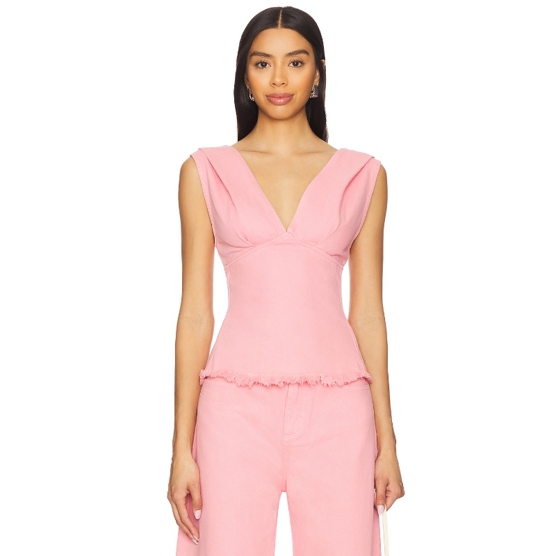 Marques ' Almeida 露肩上衣 粉色REVOLVE