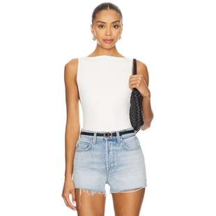 冬季 紧身服 新品 RIAN 白色y2k辣妹风REVOLVE小众 EAVES