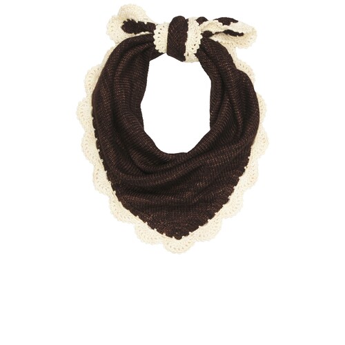 Loeffler Randall 围巾  棕色 秋冬新品REVOLVE