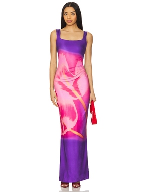 [冬季新品]Runaway The Label MAKIKO 长裙Pink, PurpleREVOLVE