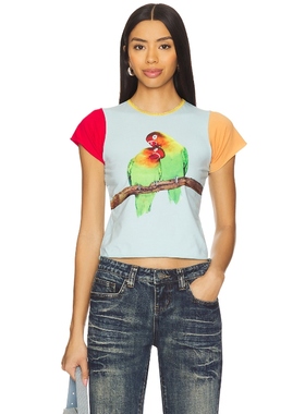 [冬季内搭]Tyler McGillivary LOVEBIRD 图案T恤 辣妹风REVOLV