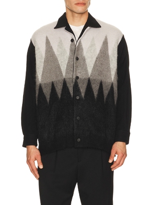 COMME des GARCONS HOMME Wool Knit Button Down Sweater revolv