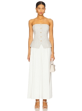 CAMI NYC NINEVEH 裙子 象牙白REVOLVE小众新款