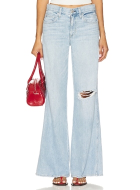 [冬季新品]AMO Denim FAITH 喇叭口 蓝色美式复古风REVOLVE小众