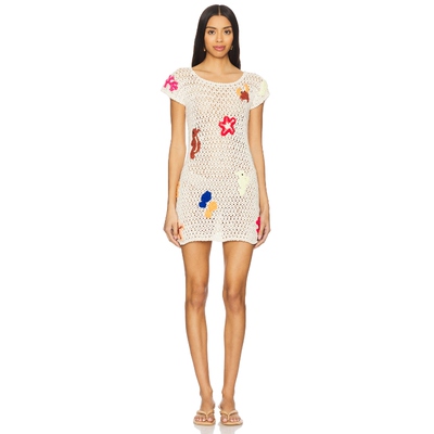 Tach Clothing CROCHET 羊毛裙子 奶油色REVOLVE小众新款