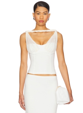 [冬季内搭]BUCI DIVINITY 女衬衫 白色辣妹风 REVOLVE小众新款