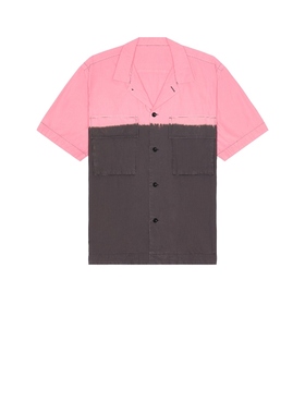 [冬季新品]Sacai GARMENT 短袖衬衫 Grey,PinkREVOLVE小众