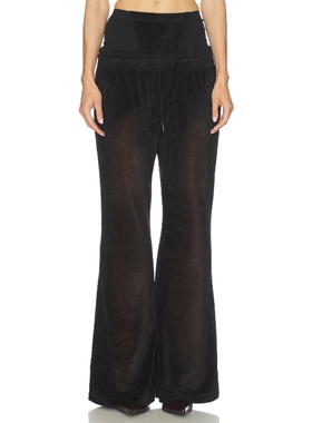 KNWLS PARIS 运动裤 黑色美式休闲风REVOLVE小众新款