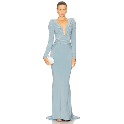 Zhivago BLOOM 长裙 Baby BlueREVOLVE小众新款