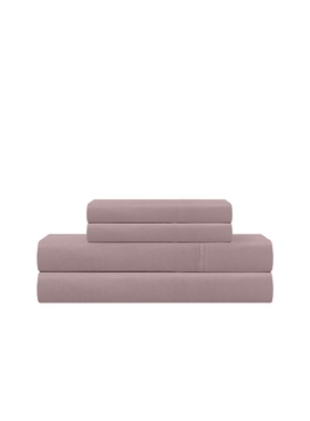 Barefoot Dreams King Washed Bamboo Sheet Set 淡紫色REVOLVE小