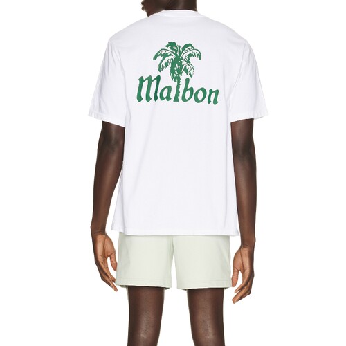 Malbon Golf白色上衣印花休闲宽松短款T恤早秋新品REVOLVE