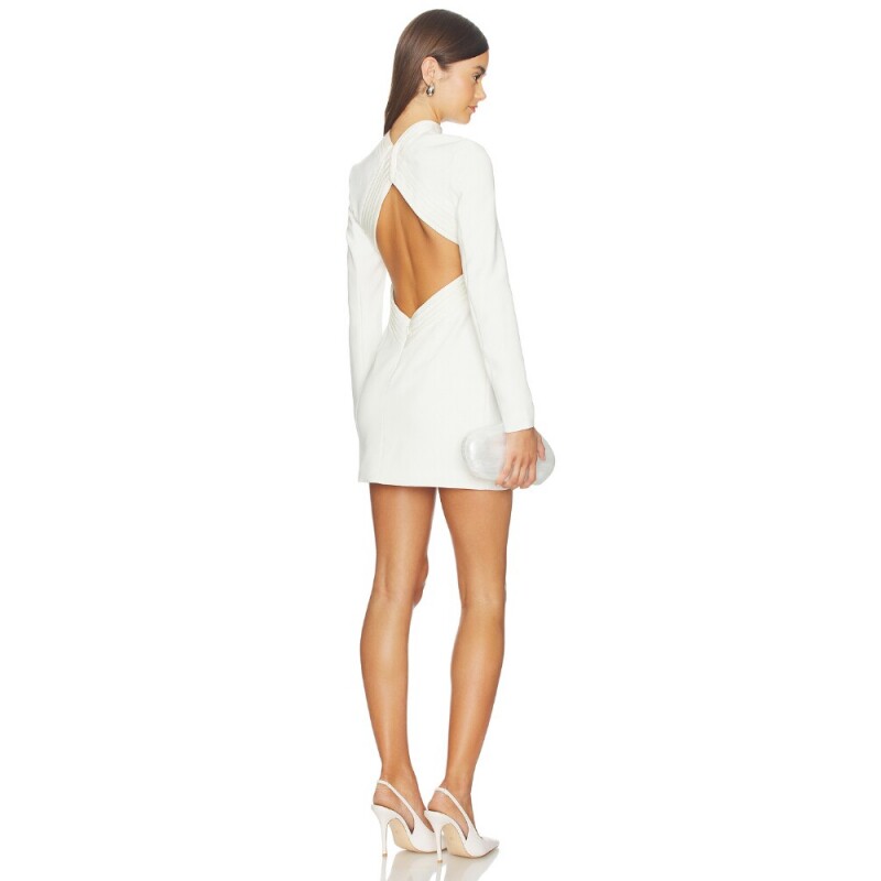 [早秋新品]Lovers and Friends白色连衣裙露背长裙REVOLVE