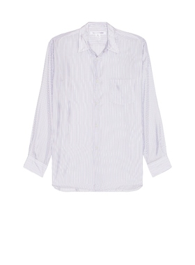 [冬季新品] COMME des GARCONS SHIRT 系扣衬衫蓝色REVOLVE