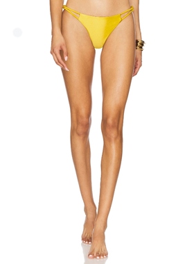 DEVON WINDSOR LUNA 比基尼泳裤 黄色 y2k辣妹风REVOLVE