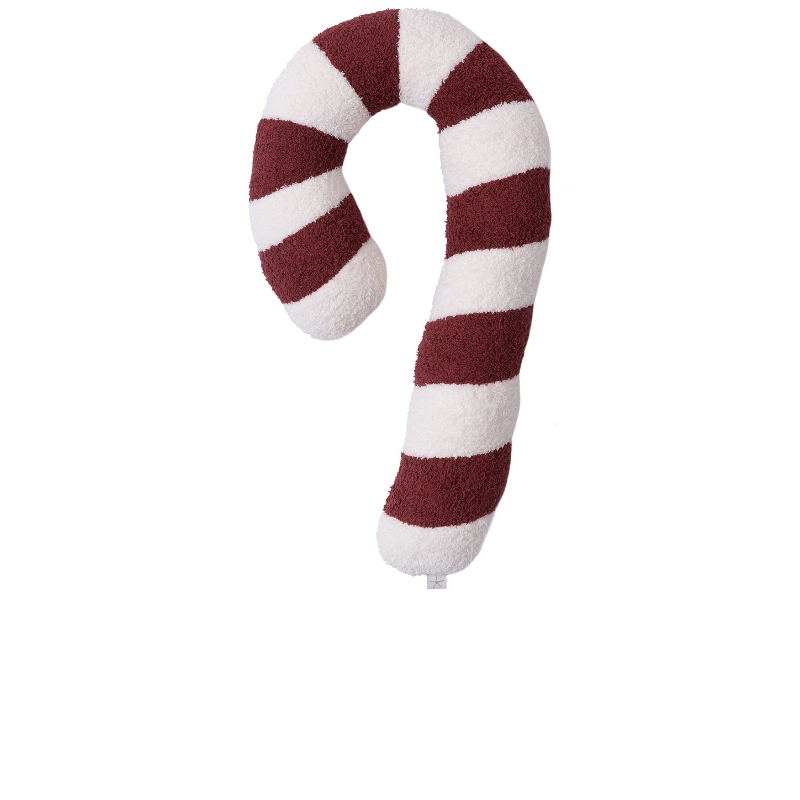 Barefoot Dreams CozyChic Candy Cane Pillow 红色REVOLVE小众新
