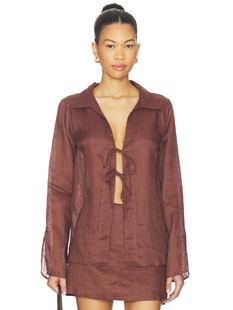 revolve小众新款 女衬衫 VENICE LSPACE