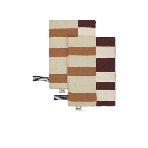 Ferm Living 隔热垫  棕色 秋冬新品REVOLVE