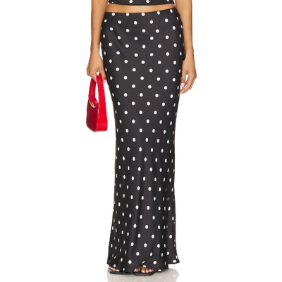 Runaway The Label BLAINE 长款半身裙 黑色REVOLVE小众新款