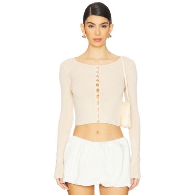 [春季新品]Lovers and Friends CIARA 开衫 米色REVOLVE小众