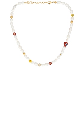 Nialaya SMILEY 项链 白色REVOLVE小众新款