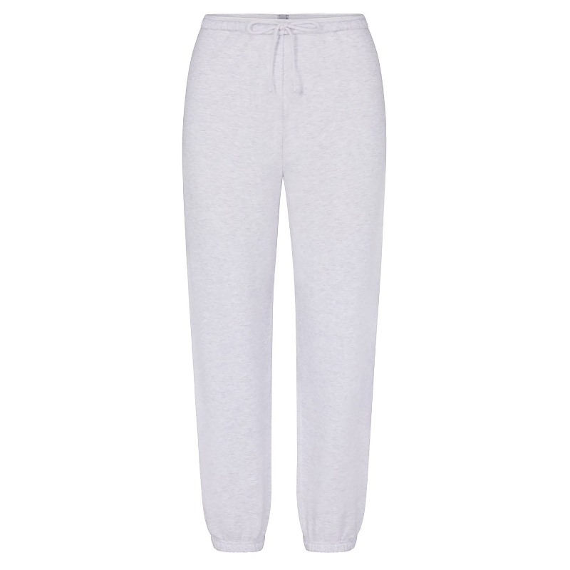 [冬季新款] SKIMS 运动长裤淡灰色美式休闲风束脚裤REVOLVE小众