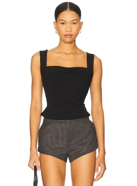 [冬季内搭]Miaou IMOGENE 上装黑色辣妹风 REVOLVE小众新款